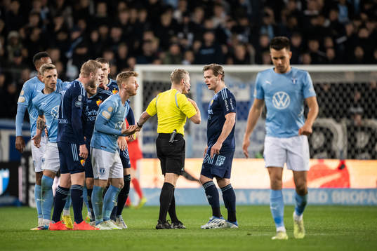 Malmö FFs Anders Christiansen och Djurgårdens Hampus