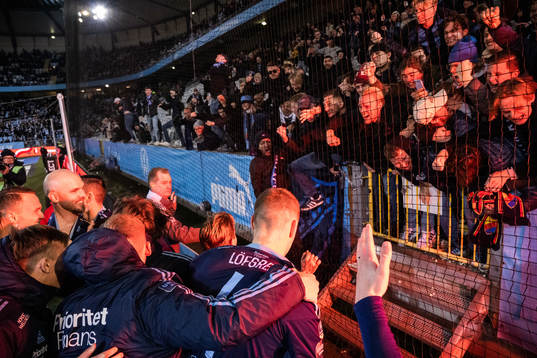 Djurgårdens Marcus Danielson jublar