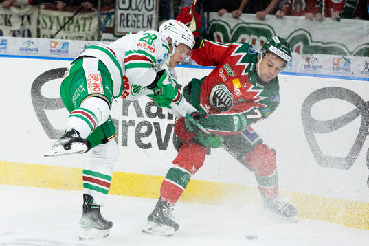 Rögles Anton Bengtsson och Frölundas Radan Lenc