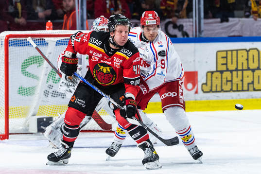 Luleås Leo Komarov och Timrås Didrik Strömberg