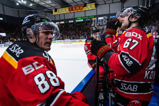Luleås Joonas Rask och Konstantin Komarek