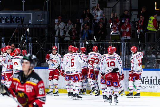 Timrås spelare jublar