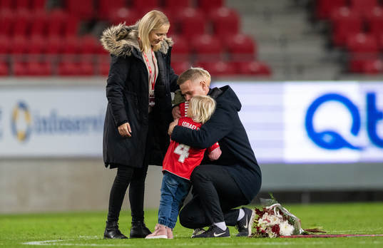 Erik Israelsson avtackas