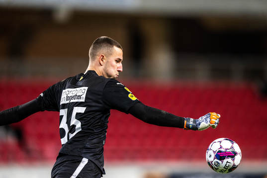 Mjällbys målvakt Samuel Brolin