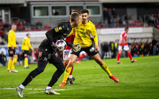 Mjällbys målvakt Samuel Brolin