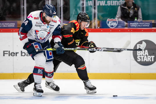 Linköpings Jonas Junland och Brynäs Linus Ölund