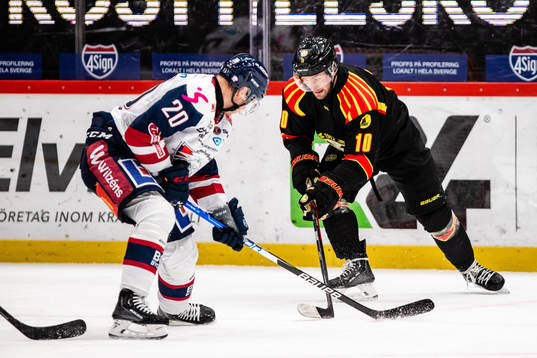 Linköpings Tobias Ekberg och Brynäs Johan Larsson