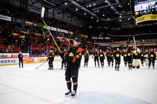 Brynäs Oscar Eklind jublar