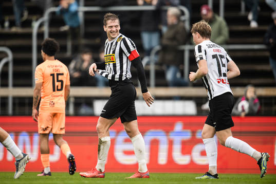Landskronas Philip Andersson jublar