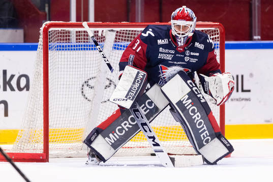 Linköpings målvakt Jesper Myrenberg