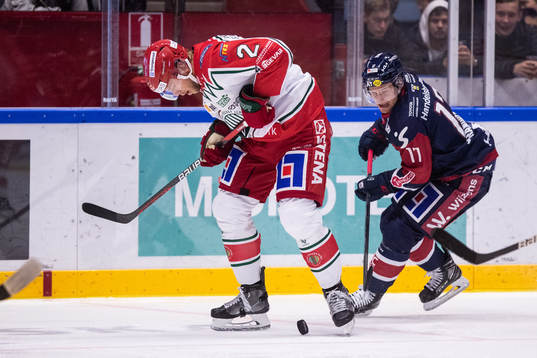 Frölundas Christian Folin och Linköpings Henrik Törnqvist