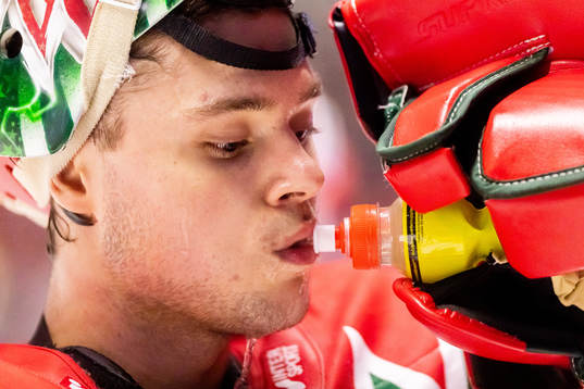 Frölundas målvakt Frederik Dichow