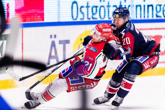 Frölundas Jere Innala och Linköpings Tobias Ekberg