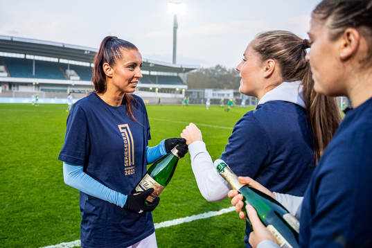 Malmö FFs Malin Gunnarsson jublar