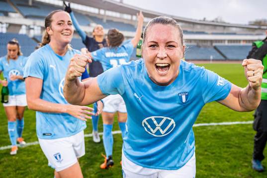 Malmö FFs Caroline Williamsdotter jublar