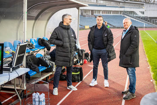 Malmö FFs VD Niclas Carlnén, sportdirektör Daniel