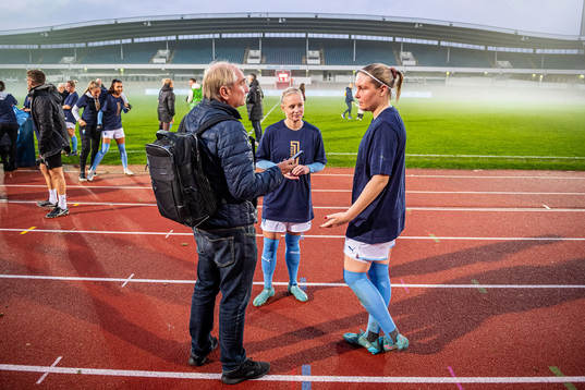 Malmö FFs Melina Skarström och Rebecka Holm