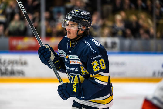 HV71s André Petersson jublar