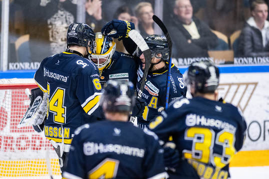 HV71s spelare jublar