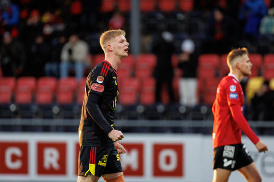 Östersunds Malcolm Stolt jublar