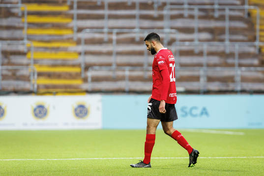 Trelleborgs Mouhammed-Ali Dhaini får rött kort