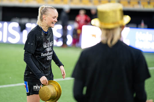 Växjös spelare jublar