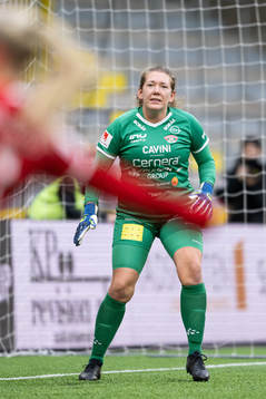 Bergdalens målvakt Sandra Eriksson