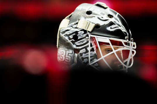 Malmö Redhawks målvakt Adam Werner