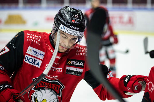 Malmö Redhawks Pathrik Westerholm deppar