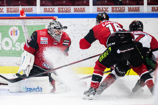 Malmö Redhawks målvakt Adam Werner