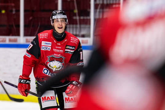 Malmö Redhawks William Von Barnekow jublar
