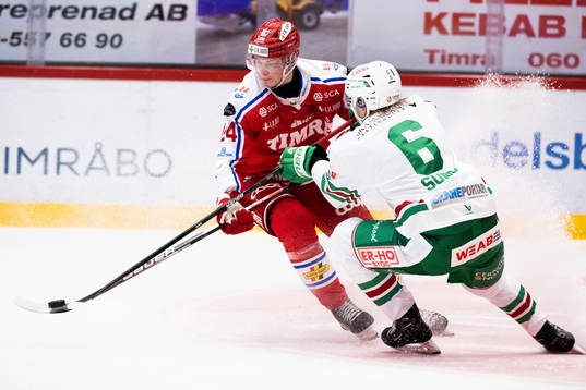 Timrås Erik Walli Walterholm och Rögles Tony Sund