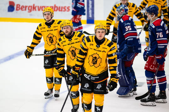 Skellefteås Oskar Nilsson, Måns Forsfjäll och Elias