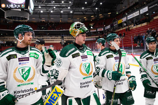 Färjestads målvakt Dennis Hildeby
