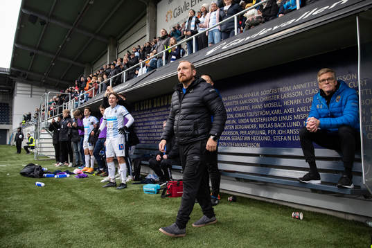 Gefles tränare Mikael Bengtsson