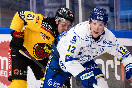 Luleås Juhani Tyrväinen och Leksands Kalle Östman