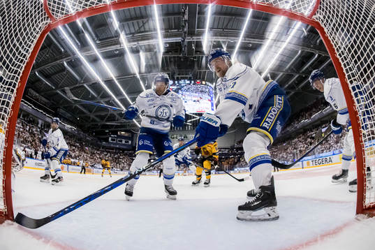 Leksands Anton Lindholm och Leksands Patrik Noren