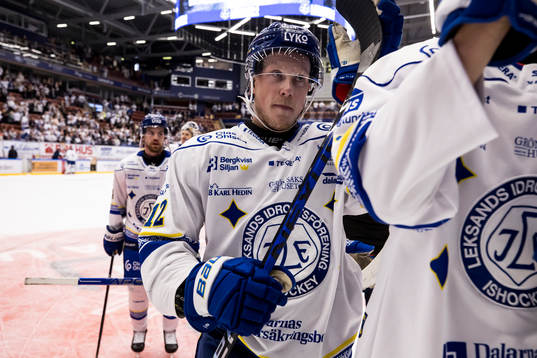 Leksands Kalle Östman jubel
