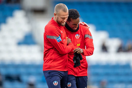 Helsingborgs Alexander Faltsetas och Taha Ali