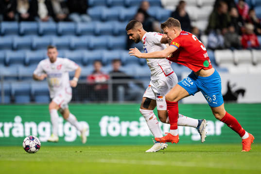 Degerfors Rasmus Örqvist och Helsingborgs Casper Widell