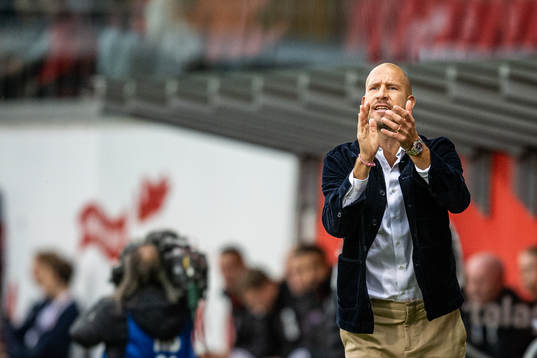 Helsingborgs tränare Mattias Lindström