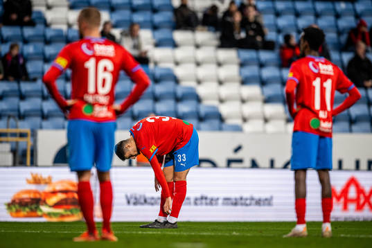 Helsingborgs spelare deppar