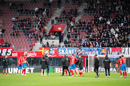 Helsingborgs spelare deppar