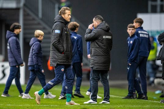 Helsingborgs målvakt Anders Lindegaard deppar