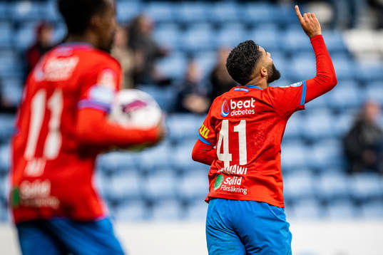Helsingborgs Amin Al-Hamawi jublar