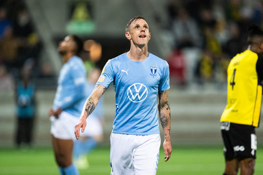 Malmö FFs Søren Rieks deppar