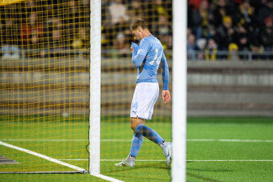 Malmö FFs Felix Beijmo deppar