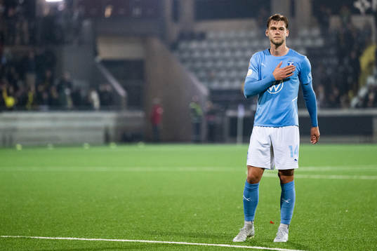 Malmö FFs Felix Beijmo tackar publiken