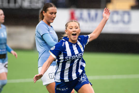 IFK Göteborgs Ebba Fjordskär jublar