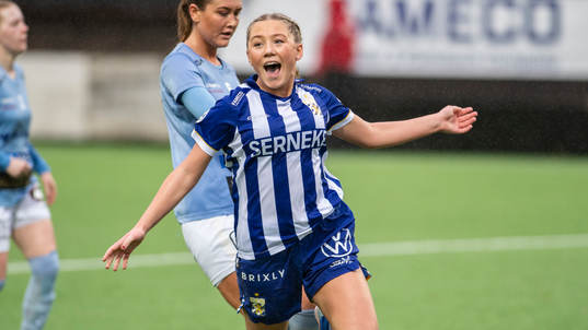 IFK Göteborgs Ebba Fjordskär jublar